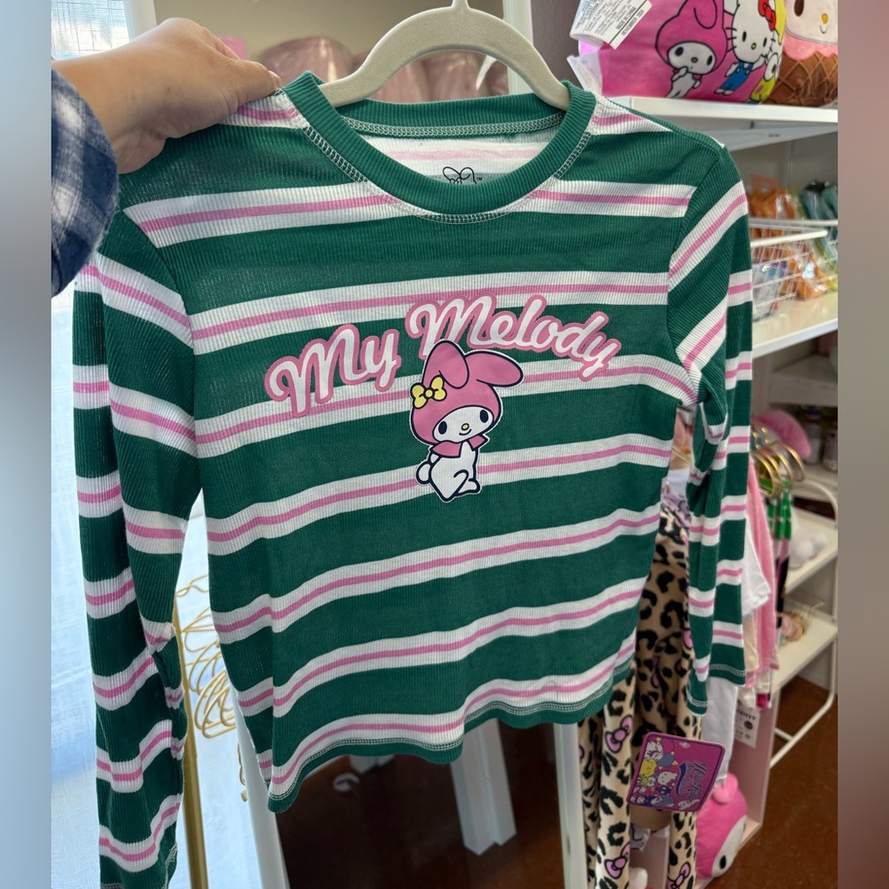 My Melody Cropped Long Sleeve